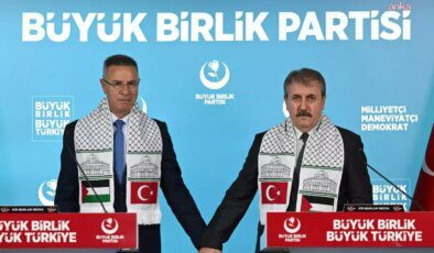 Ankara’da Filistin Desteği: BBP Lideri Destici ile Büyükelçi Görüşmesi