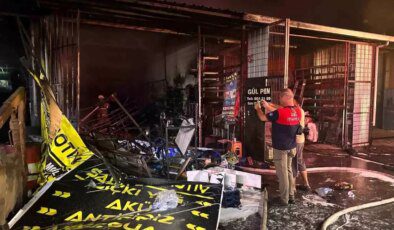 Bağyurdu Sanayi Sitesi’nde Yangın: Üç İş Yeri Kullanılamaz Hale Geldi