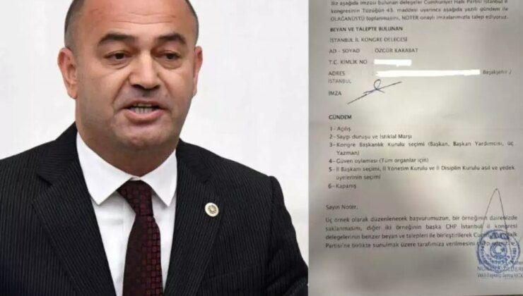 İstanbul İl Kongresi İçin Notere İmzalanan Talep: Örgütün İradesi ve Demokrasi Savunması