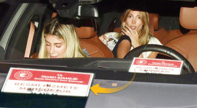 Ünlü Modelin Gece Gezintisi: Koruma ve Özel Şoförlü Araçla Ayrılışı